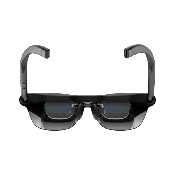 RayNeo GT Max AR glasses with prescription inserts fitted
