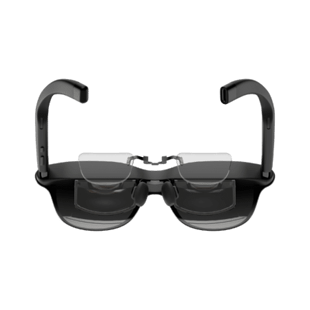 RayNeo GT AR glasses with prescription inserts