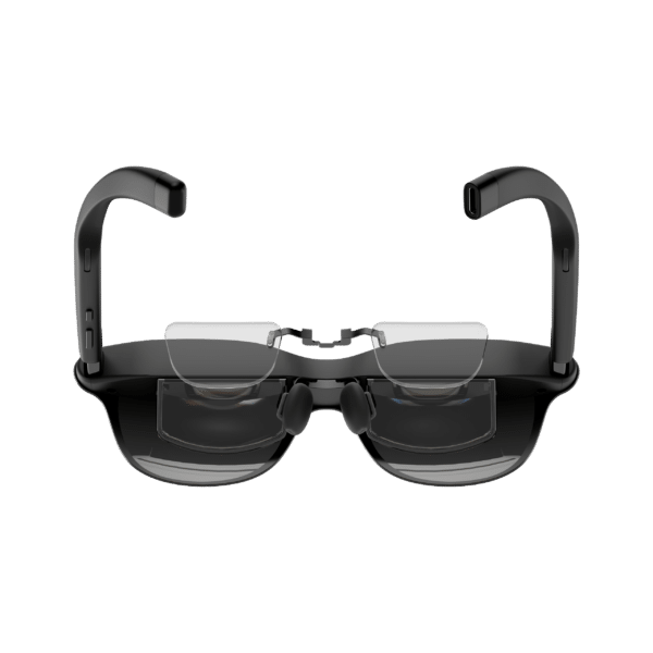 RayNeo GT AR glasses with prescription inserts