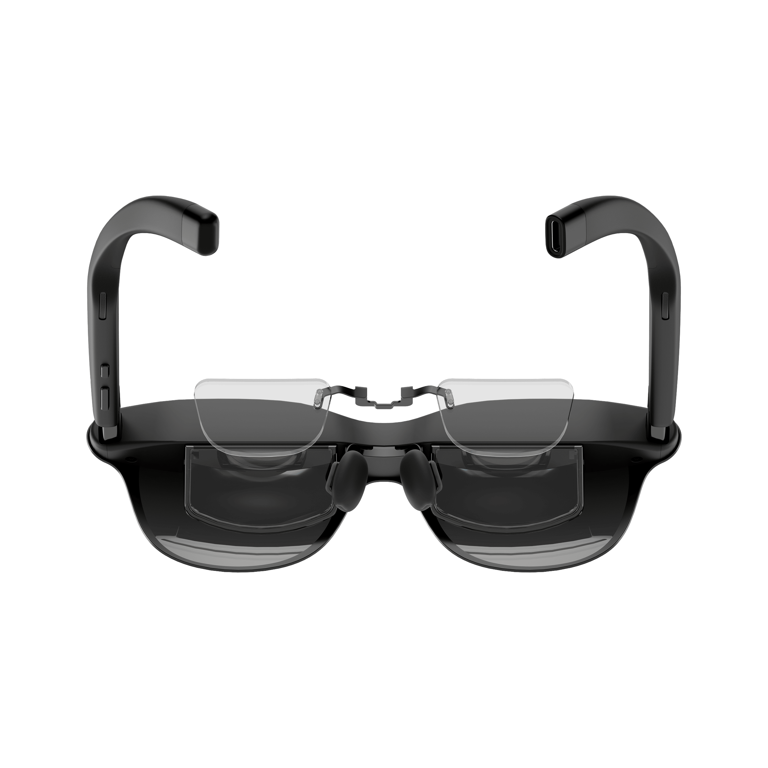 RayNeo GT AR glasses with prescription inserts